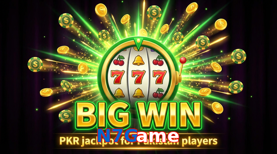 Big win animation on N7Game slot game
